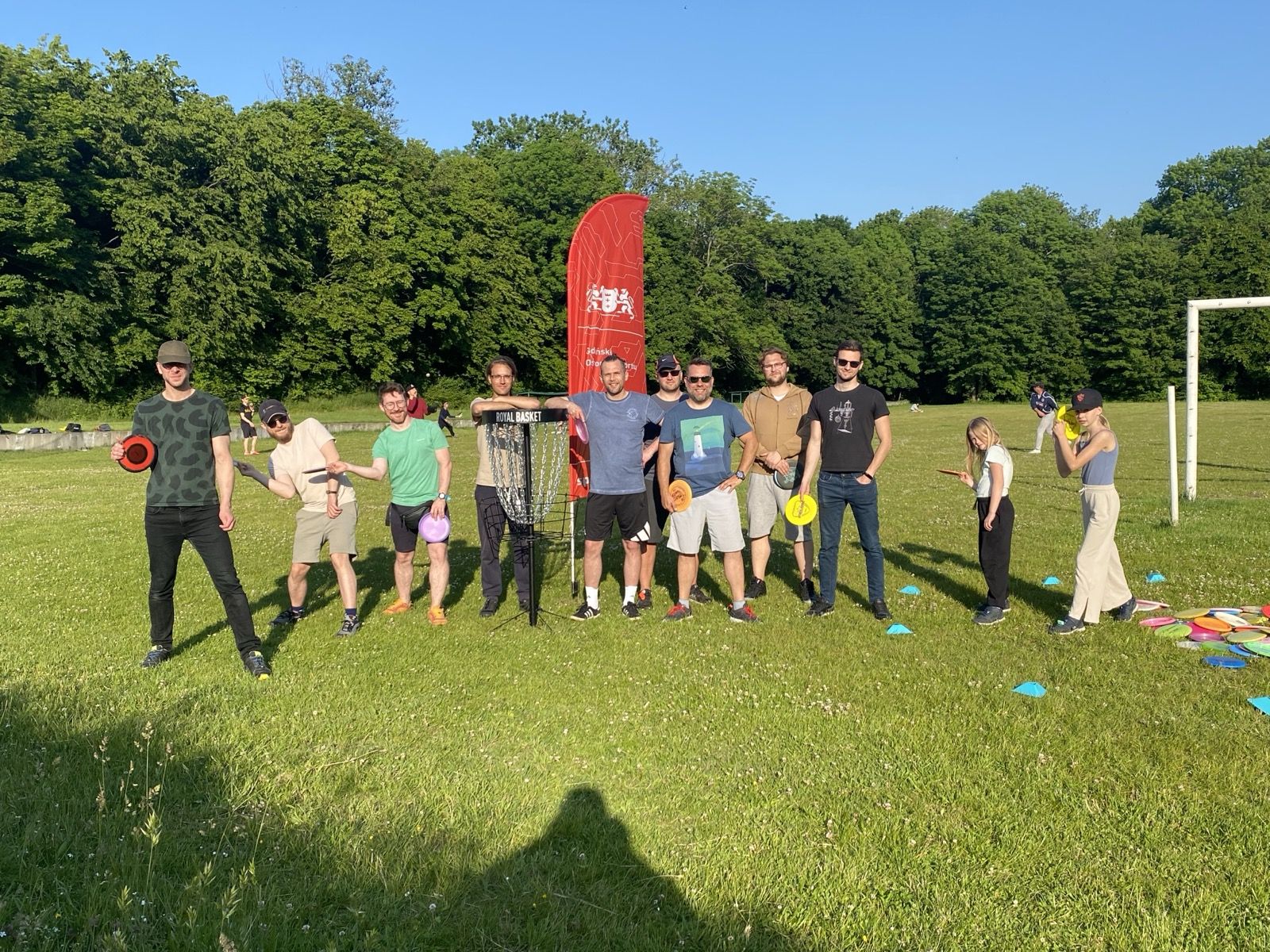 Trening otwarty disc golfa w ramach cyklu Aktywuj się w Gdańsku